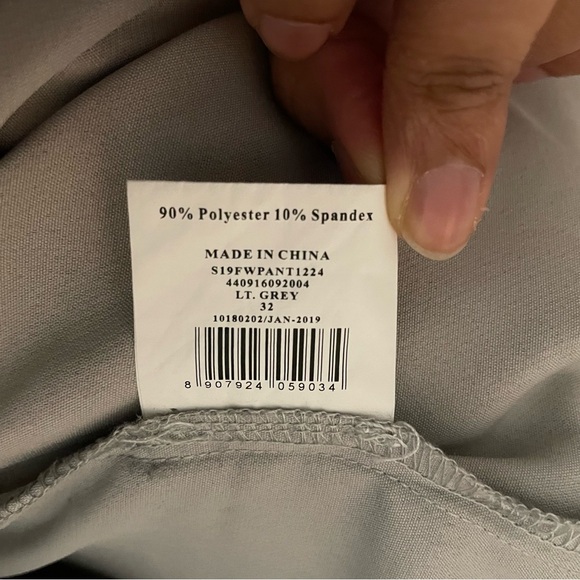 Women Work Trousers Pants - Beige - Picture 5 of 7